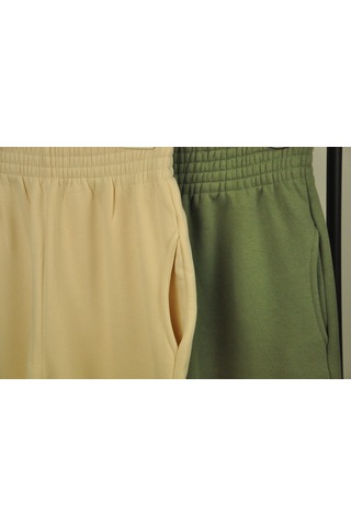 Trend Yüksek Bel Joger Eşofman Altı Yeşil