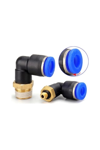 3/8 - 14 Mm Pnömatik Dirsek Bağlantı