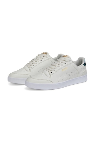 Puma Shuffle Perforated Erkek Krem Spor Ayakkabı 380150 10 Krem