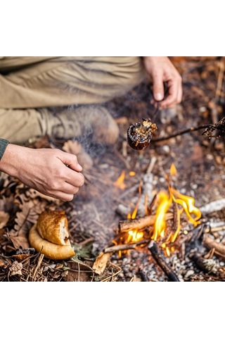 Ranyeek Titanyum Matara 550ml, Hafif Ve Dayanıklı, Ev Ve Doğa İçin, Çekilebilir Kollü + Kapaklı, Ta8308