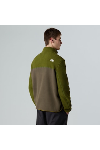 The North Face M Yumiori 1/4 Zip Erkek Polar-30493 Haki