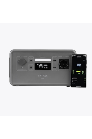 Antfea S300 Taşınabilir Güç Kaynağı Gri