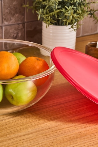 Karaca Mixy Cam Karıştırma Ve Saklama Kabı 3500 Ml Pembe