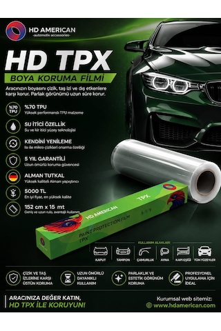Hd Amerıcan Hd Tpx Boya Koruma Filmi Hd Amerıcan Hd Tpx Boya Koruma Filmi