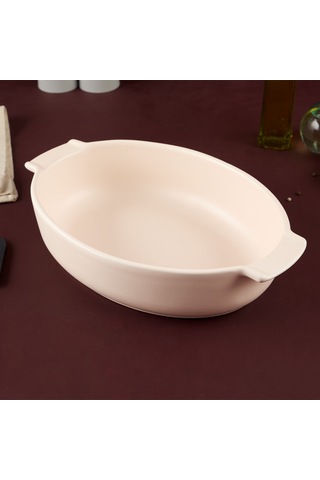 Aryıldız Elissa Oval Fırın Kabı Mat Beyaz 31 Cm Çok Renkli