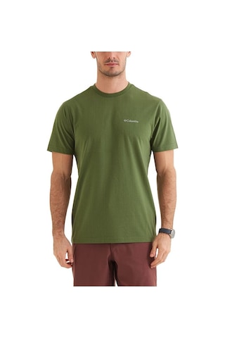 Columbia Csc M Basic Sm Logo Brushed Ss Tee Erkek Kısa Kollu Tişört Cs0282-352 001