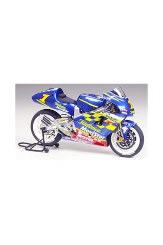 Tamiya 1/12 Telefonica Suzuki Rgv '01 Plastik Motorsiklet Maket Yapım Kiti