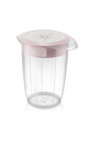 Ayrex Deconox Kapaklı Mikser Blender Kabı 1 Litre Sıçratmayan Çırpma Mikser Kabı, Kapaklı Çırma Kabı Asorti