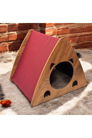 Ed Pet Dizayn Efes Kedi Köpek Evi . Şık Tasarım Atlantik Çam