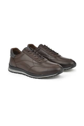Ziya, Erkek Hakiki Deri Sneaker 1511002z415 Kahve 1231002 415 300 Kahve