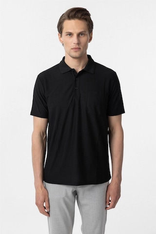 Süvari Waffle Sıfır Yaka Siyah Erkek T-shirt Sts1014000001