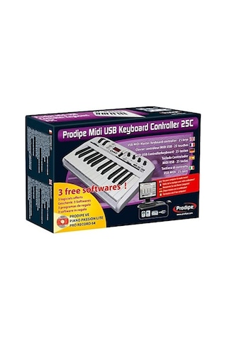 Mıdı Usb Keyboard 25c Mıdı Klavye - 25 Tuş