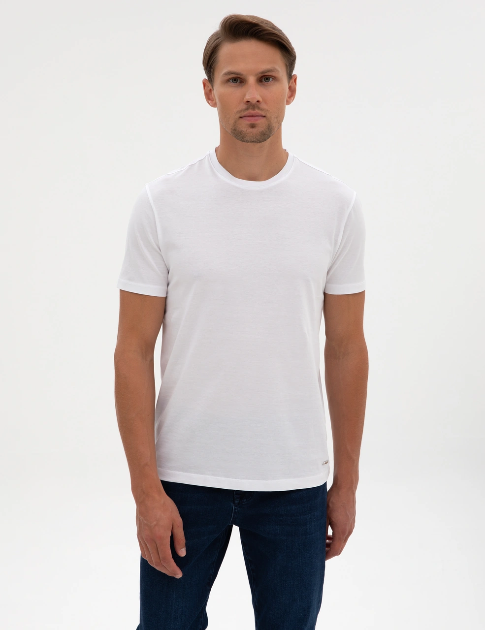 Pierre Cardin Erkek Beyaz Tişört Basic 50320102-vr013 Beyaz
