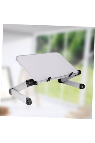 Sert Demir Gövde Dizüstü Bilgisayar Stand Masası Stand İyi Kumblasting Ve Tedavi Pürüzsüz Ve Konforlu Siyah