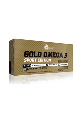 Olimp Gold Omega 3 Sport Edition Aromasız 120 Kapsül Olimp Gold Omega 3 Sport Edition Aromasız 120 Kapsül