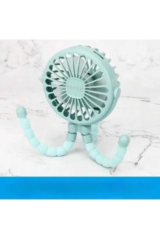 Novahub Usb El Katlanır Fan, Araba El Fanı, Küçük Çok Fonksiyonlu Aht C133-green, Yaz Dilsiz Kullanım 01