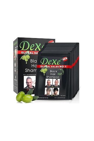 Dexe Saç Siyahlaştırıcı Şampuan Paket Içi 10 Adet