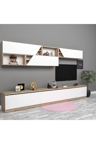 Modern Tv Ünitesi Mdf Siyah