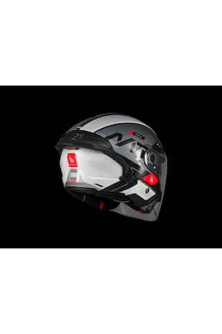 Kask Mt Cosmo Sv Silence B2 Gloss Füme Gözlüklü Füme