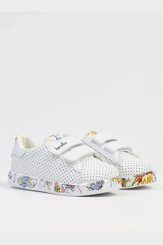 Benetton Bn-31517 Rahat Ortopedik Taban Kız Çocuk Ayakkabısı Beyaz