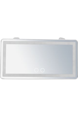 Vkemall Led Işıklı Araba Makyaj Aynası Yardımcı Pilot Güneşlik Makyaj Işığı Aynası Üç Re