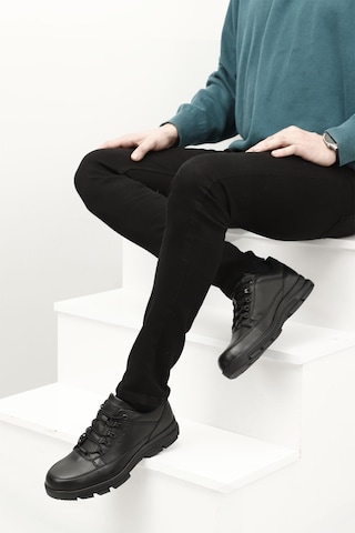 Gönderi R Erkek Siyah Bağcıklı Hakiki Deri Comfort Ayakkabı Ddma82242338 Siyah