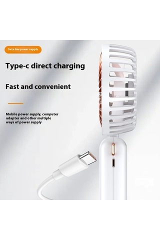 Küçük Fan El Tipi Uzun Ömürlü Katlanır Taşınabilir Fan E668p0 Yeşil