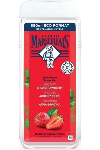 Le Petit Marseillais Akdeniz Çileği Duş Jeli 650 ML + Le Petit Marseillais Lavanta Sıvı Sabun 300 ML