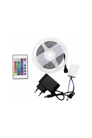 Led Rgb Kumandalı Şerit Led 5mt Bx40