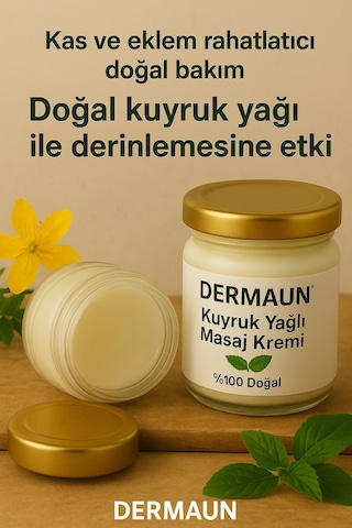 Dermaun Kuyruk Yağlı Masaj Kremi 105 ML