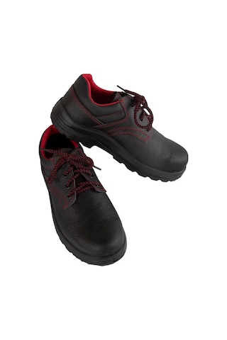 Deri İş Ayakkabısı Çelik Burunlu Kaymaz 110 En Iso 20345 Pars Rolax Suya Siyah