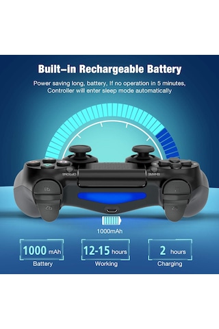 Zinetech PS4 Playstation4 Kablosuz Oyun Kolu Gamepad Joystick V2