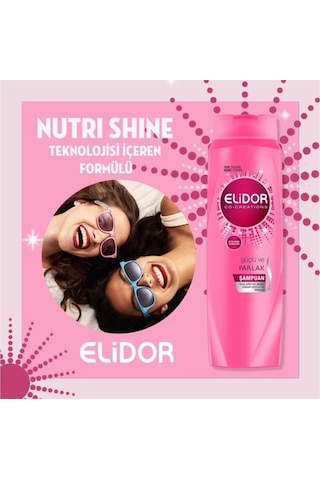 Elidor Güçlü ve Parlak Şampuan 4 x 650 ML