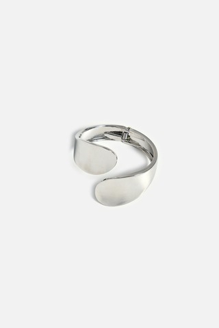 Minimalist Kelepçe Bileklik Gümüş