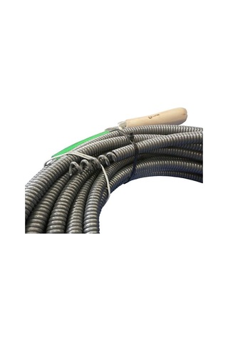 Premium 15 Metre 13 Mm Tıkanıklık , Klozet , Gider Ve Lavabo Açıcı Boru Temizleme Spiral Kanal Susta