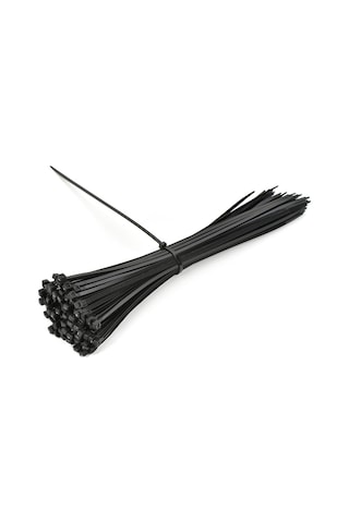 Günsan Siyah 100'lü Kablo Bağı (15cm x 3.5mm)