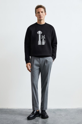 Lufian Alfred Erkek Sweatshirt 112030203 Siyah