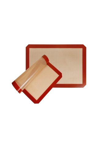 Büro Ev Ofis Mutfağı İçin 30x40cm Silikon Yanmaz Yapışmaz Hamur Açma Pişirme Matı