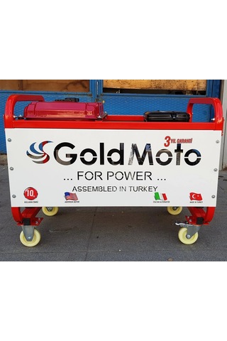 Goldmoto GM12BJBS Monofaze Benzinli Jeneratör