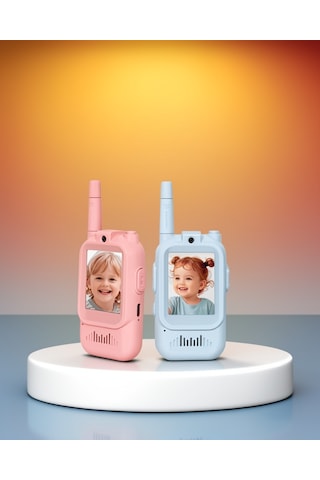 Ekranlı Walkie Talkie Oyuncak, Ses Ve Görüntü Destekli
