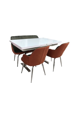 Bengimobilya Masa Açılır Üstücam Model Metal Transmisyon Nikelaj Japon Ayak Ve