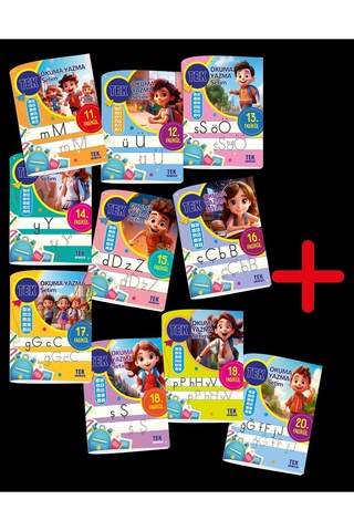 Meb Uyumlu Tek Okuma Yazma Setim 31 Kitap Bol Etkinlikli Set Anetil