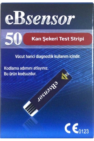 eBsensor Seker Olçüm Çubuğu Strip 2 x 50
