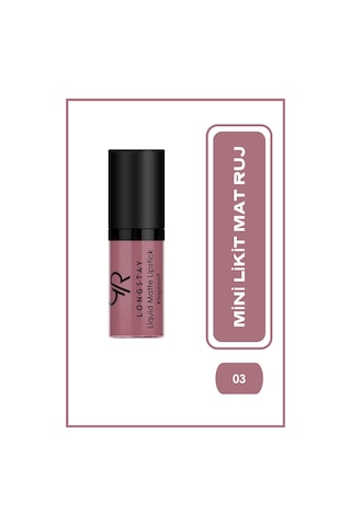 Golden Rose Longstay Matte Mini Uzun Süre Kalıcı Likit Mat Ruj 03