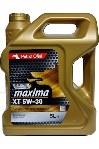Petrol Ofisi Maxima XT 5W-30 Sentetik Motor Yağı 4 x 5 L