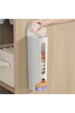 İç Çamaşırı Külot Çorap Depolama Organizatörler Duvara Monte Asılı Çeşitli Eşyalar Kapaklı Konteyner Mutfak Banyo Dolabı Depolama Rafı Gri