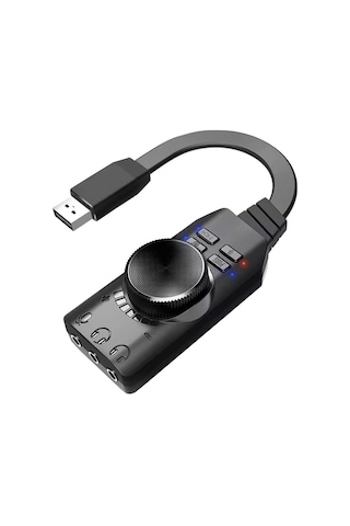 Midex Sg-135 Harici Usb Ses Kartı Gaming Pubg Lol Oyun 7.1 Ses Kartı