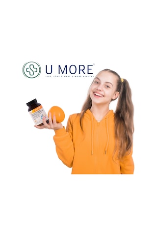 U-More Multivitamin Kalsiyum Magnezyum Demir Çinko 60 Tablet