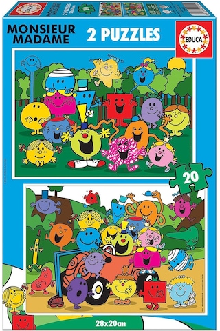 Educa 2x20 Parça Kız Ve Erkek Çocuk Bay Ve Bayan Puzzle - 19401 1 Adet