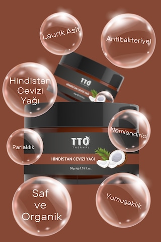 Tto Hindistan Cevizi Yağı 50Ml